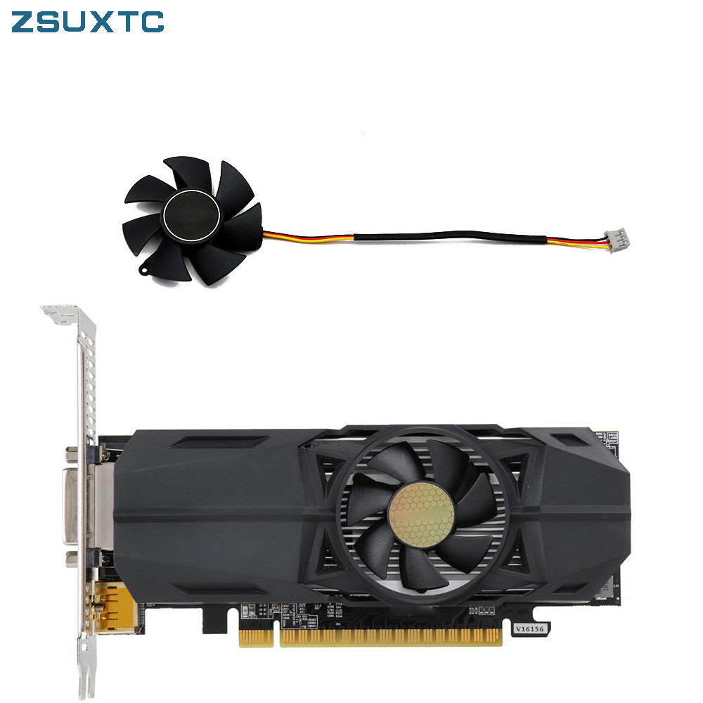 FS1250-S2053A 47mm DC12V 0.19A 3Pin GTX1050 For GIGABYTE GTX 1030 1050 1050Ti OC Low Profile 750 Ti 