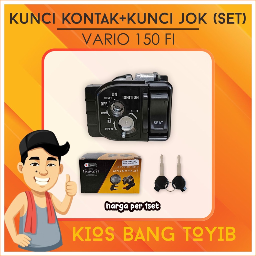 Kunci Kontak Set Assy Motor Honda VARIO 150 FI (Impact)