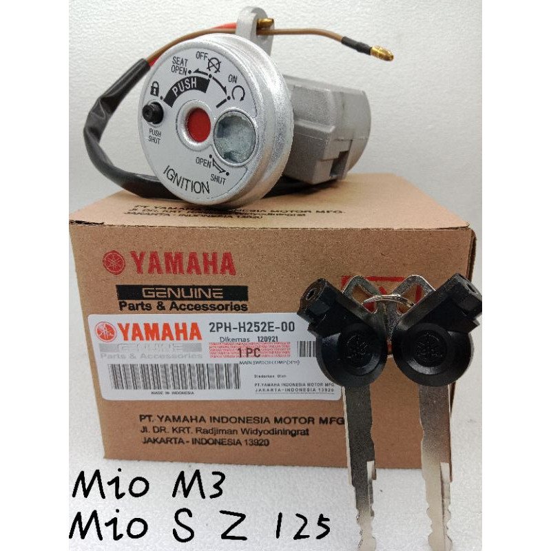 KUNCI KONTAK SET ASLI ORIGINAL YAMAHA 2PH MIO M3 , MIO Z , MIO S KUALITAS ASLI ORIGINAL YAMAHA YGP P