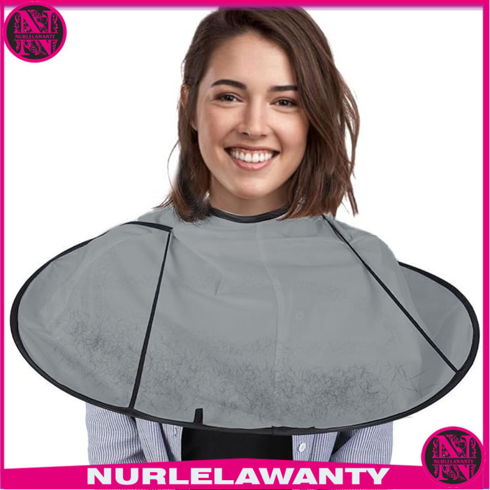 

- SWAR Barber Cape Adult Child Hair Cutting Cloth Non Stick - S-60 -