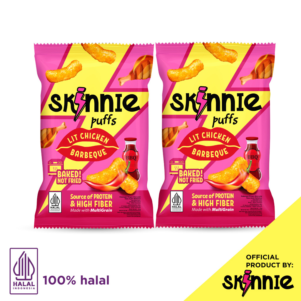 

Bundle Isi 2 - Skinnie Power Puffs - Multigrain Snack Chicken BBQ