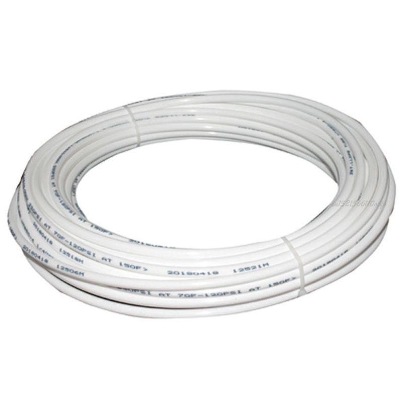 27RB 1/4 inch 20m/65.62ft White PE Pipe Flexible Tube Hose for RO Water Filter System Aquarium Rever