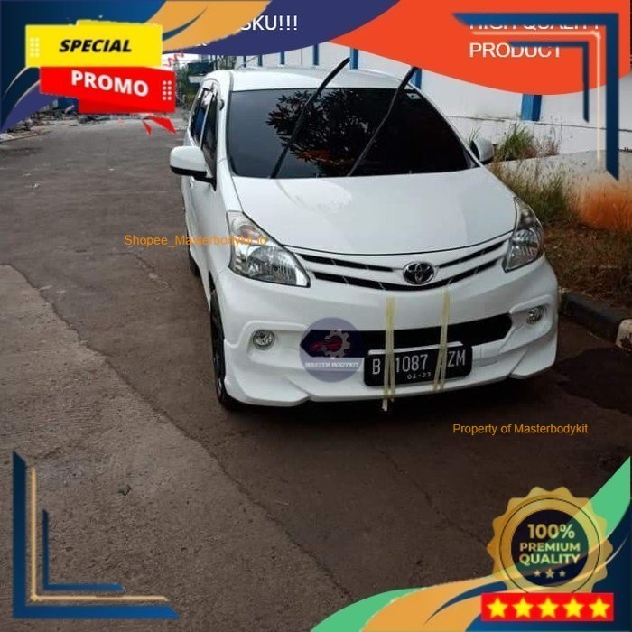 Aksesoris Bemper Mobil bodykit Avanza luxury belakang Yaris / Toyota all Avanza / cover mobil