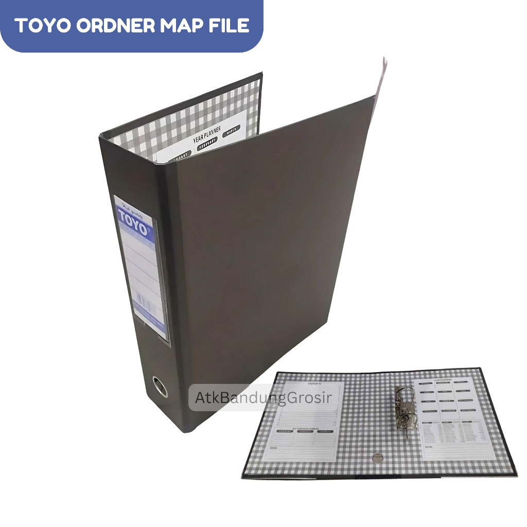 

Ordner Map File Toyo F4 Lever Arch File 2 Arch Rings / Ordner Map File Dengan 2 Arch Ring - SATUAN- SHAGB