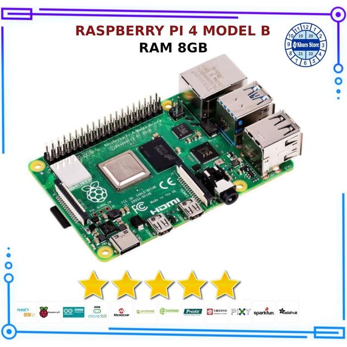Raspberry Pi 4 Model B RAM 8GB - RPi 8GB Jg87