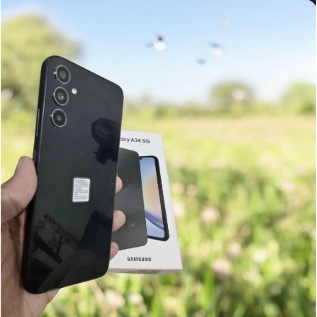 Samsung a34 hp second versi ram8 rom 256gb dan 128gb lengkap siap pakai ya