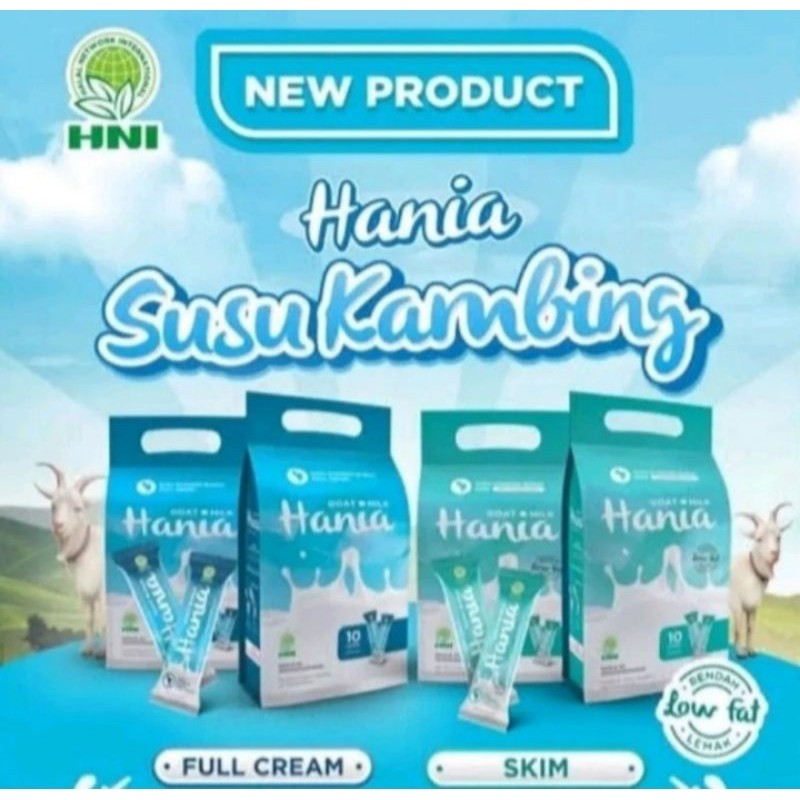 

HANIA SUSU KAMBING FULLCREAM • SKIM Terbaik • HNI-HPAI Tazakka HalalMart