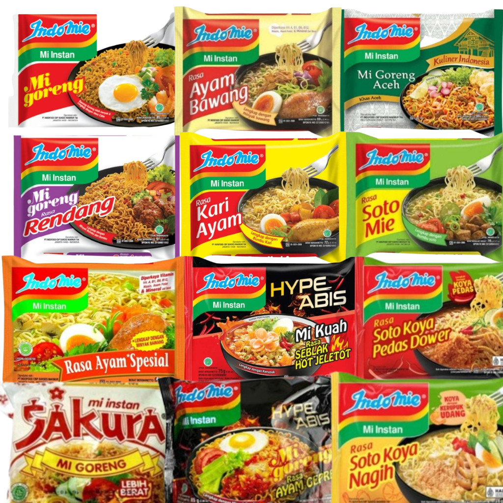 

#INDOFOOD INDOMIE/SAKURA/ ALL VARIAN