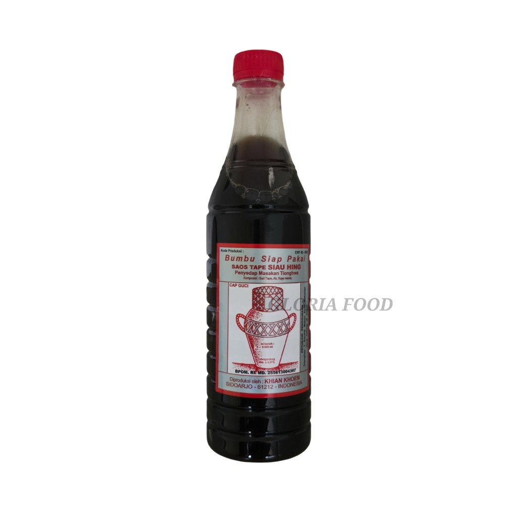 ARAK MASAK CAP GUCI / GENTONG / SAOS TAPE SIAU HENG / ARAK MASAK SAUHING - 600 ML