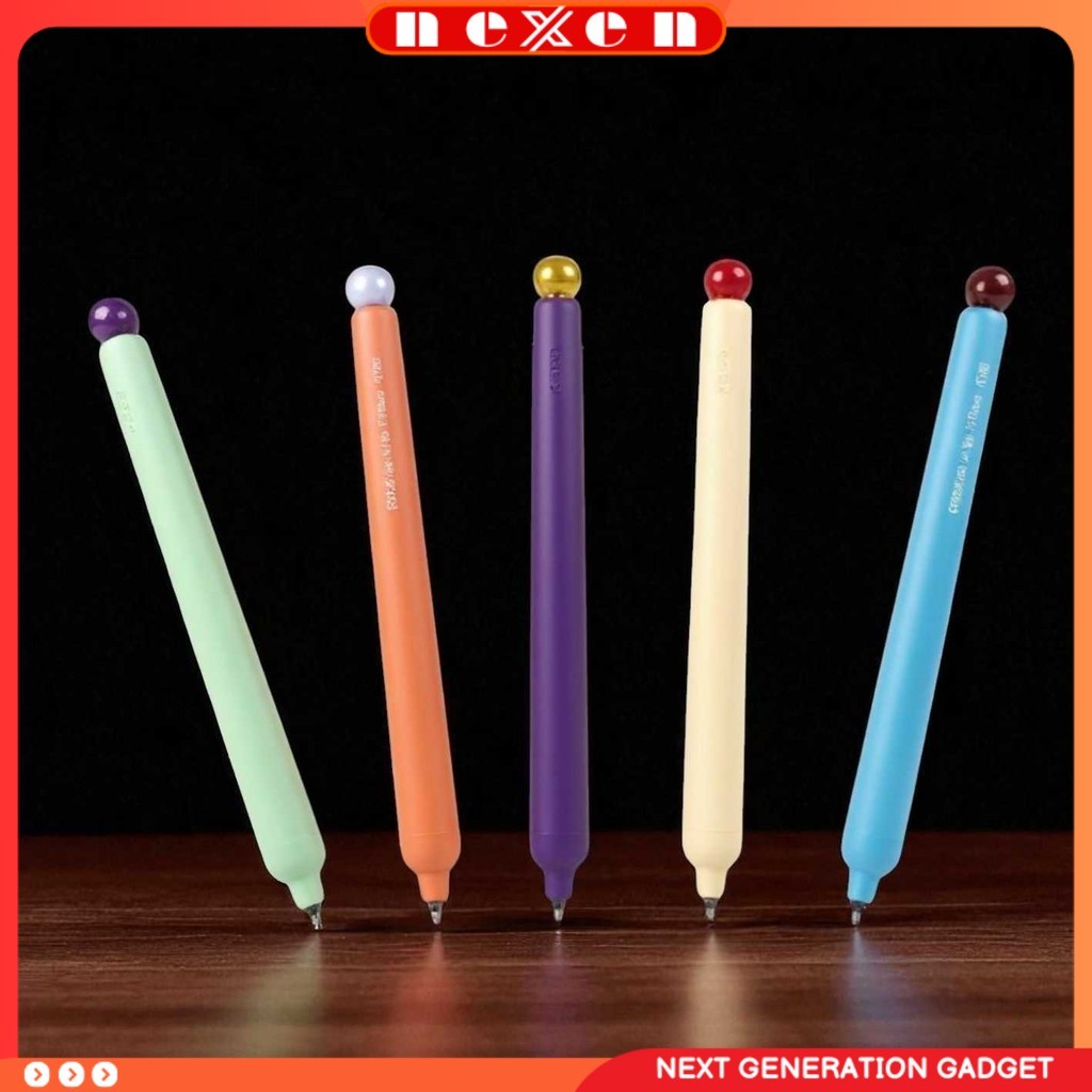 

Pena Pulpen Gel Quick Dry Black Ink Vintage 0.5mm 5 PCS - K1062