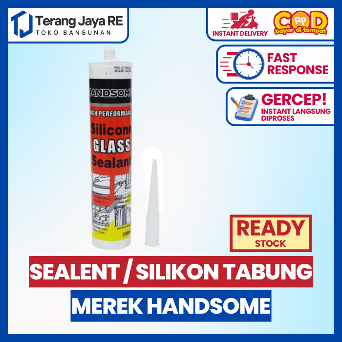 Lem Kaca / Silikon / Sealant Handsome