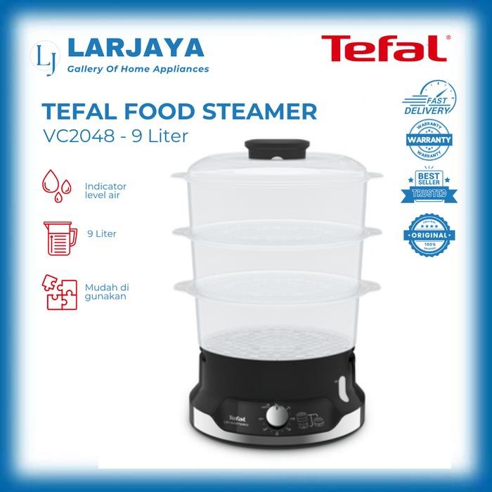 TEFAL FOOD STEAMER ULTRA COMPACT VC2048 | KUKUSAN LISTRIK TEFAL VC2048