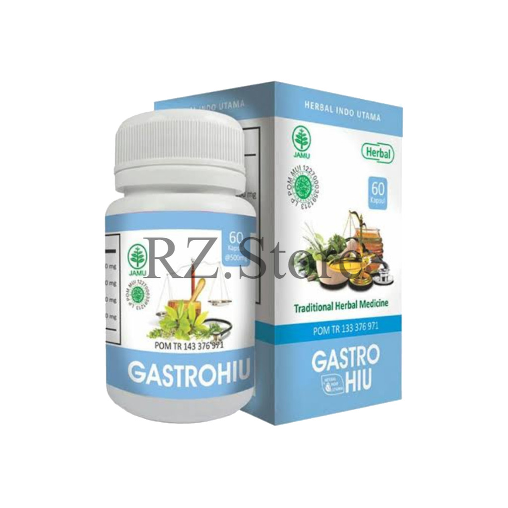GastroHiu Gastro Hiu Kapsul Herbal – Membantu Meringankan Gangguan Lambung & Perut Kembung