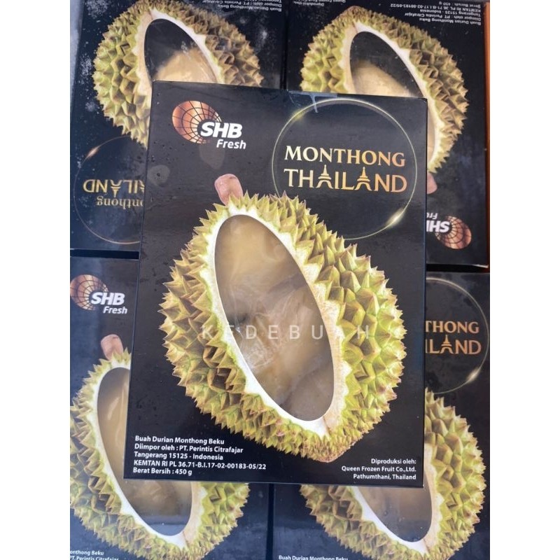 

Durian Monthong Thailand 1 Box 450 Gr