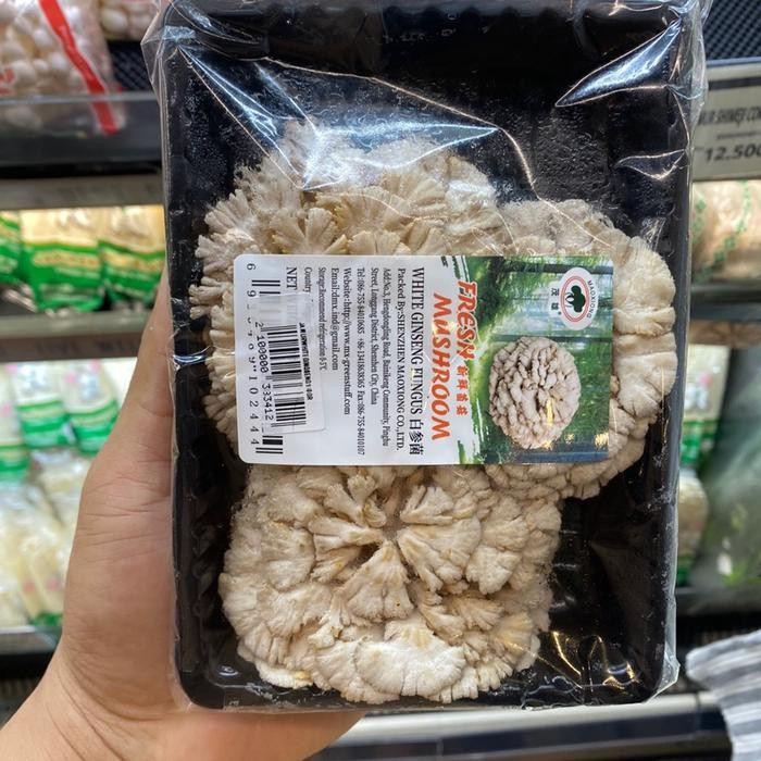

Jamur gingseng putih - fresh mashroom white gingseng fungus pack