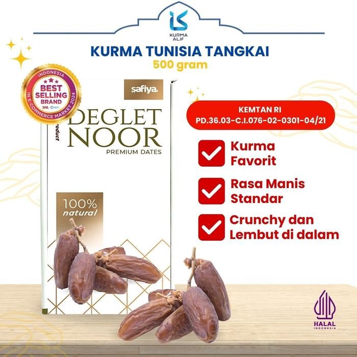 

SALE Kurma Tunisia Tangkai Safiya 1 Kg Crunchy diluar lembut di dalam - 1 KgTERLARIS