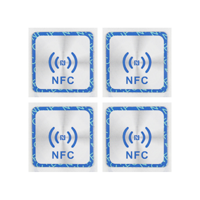 

4pcs Anti-metal NFC Sticker 888 Byte Ntag216 Label 13.56MHz Programable Blank NFC Tag Universal Protocol ISO14443A