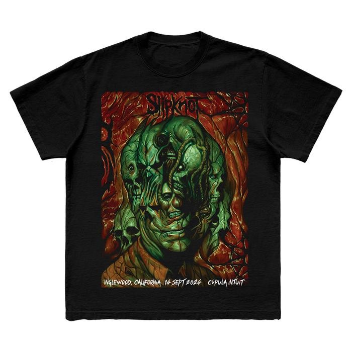 (COD) [Official Slipknot] 2024 Tour Inglewood 9/14 T-Shirt - Merchandise Original Resmi - S