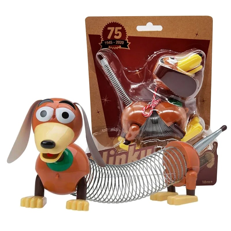 15cm Disney Pixar Toy Story 4 Stretch Slinky Dog Sheepherd Aksi Tokoh Mainan Slinky Dog Animal Anime