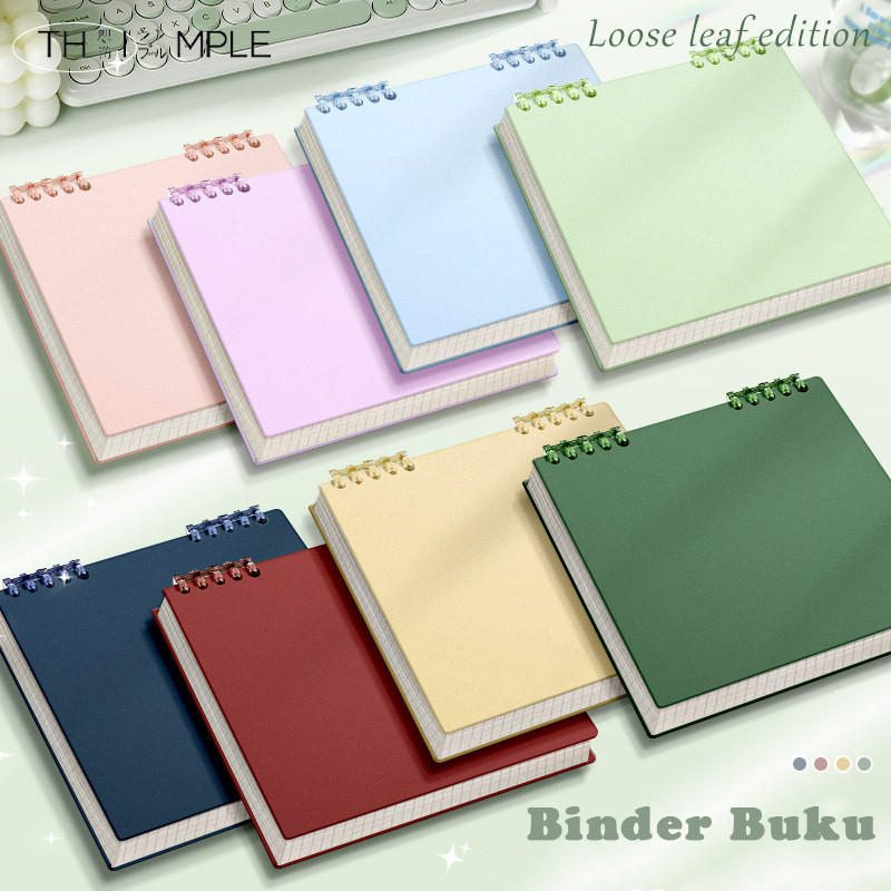 Binder Notebook Buku Flip Vertikal Buku Tulis Sekolah Binder 360 Derajat Buku Catatan Notepad Journa