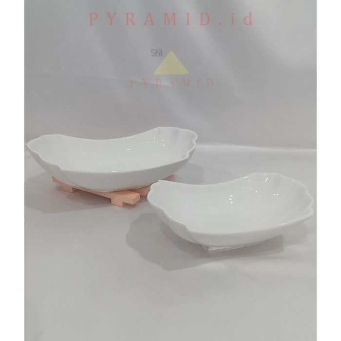 

PYRAMID | MANGKUK SAYUR PUTIH I 2 UKURAN | 8 INCH I 10 INCH I Mangkuk keramik | Bowl