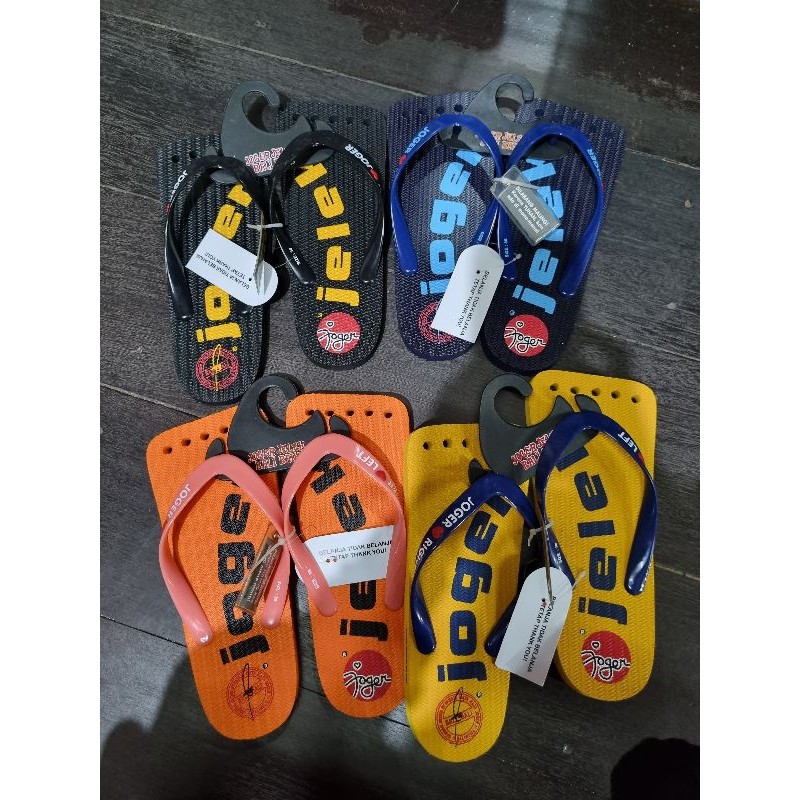 SENDAL UNIQUE sendal jepit tulisan joger jelek, oleh oleh bali sandal jepit joger