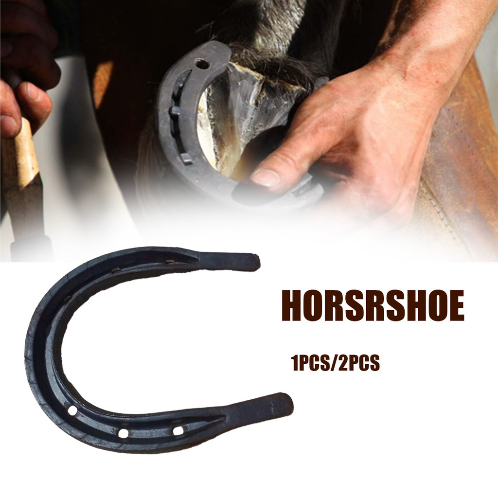 10CM paku tapal kuda Kokoh dan anti selip Sepatu Kuda Besi Tempa Tapal Kuda Tahan aus
