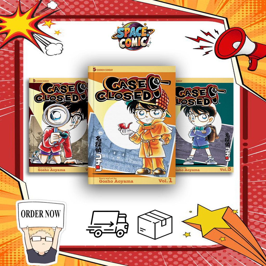 Komik Manga Case Closed  (Detektif Conan) Vol.1-Vol.100 (English)