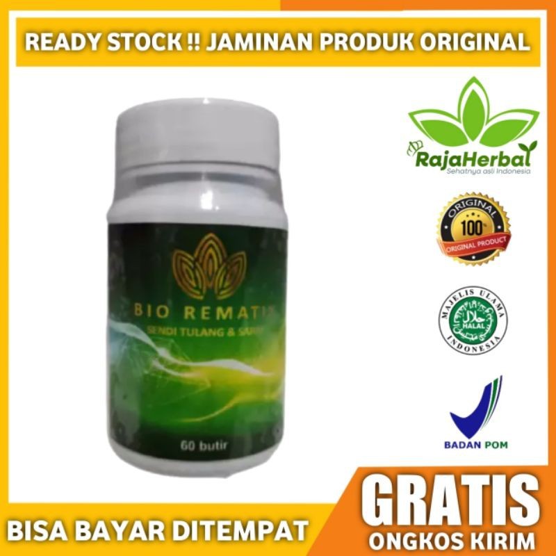 100% ASLI Bio Rematix Asli Original Obat Rematik Nyeri Sendi Dan Tulang Herbal Resmi BPOM - Bio Mira