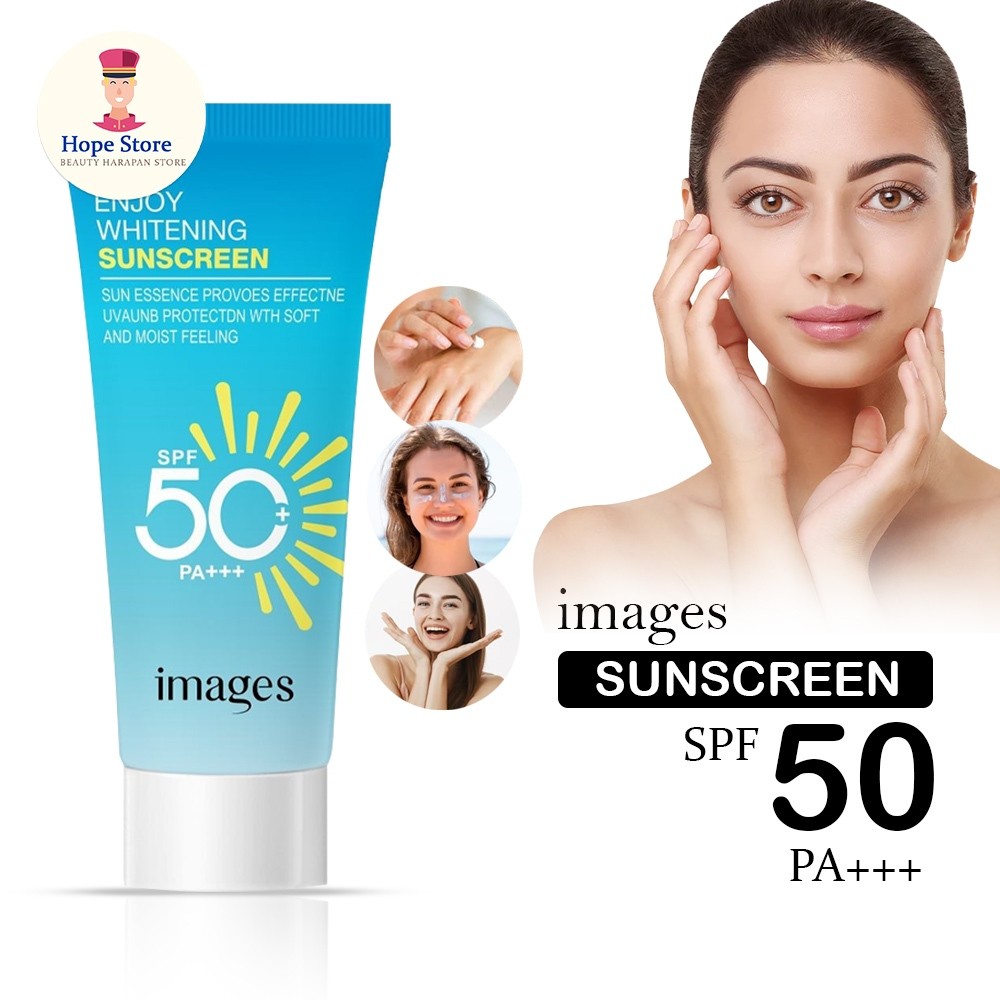 Sunscreen Korea Viral SPF 50 PA+++ Wajah Glowing Untuk Kulit Berminyak dan Sensitif