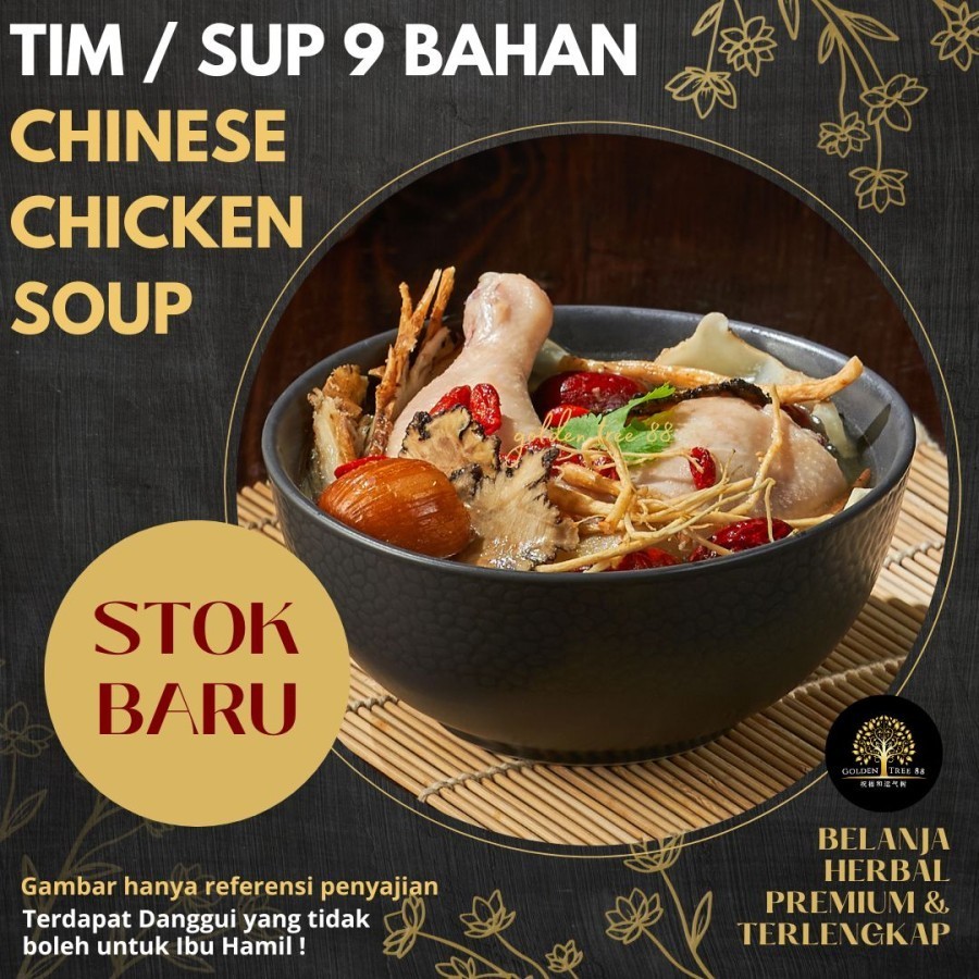 

Premium Tim Ayam 9 Bahan Sup Ayam Ginseng Herbal Tidak Pahit Fresh Original