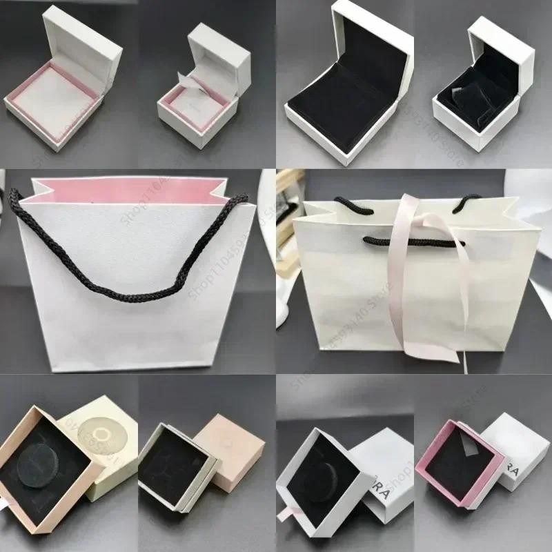 

2025 New Gift Box Ring Earrings Bracelet Necklace Beautiful Packaging box Pandora Jewelry box Tote bag