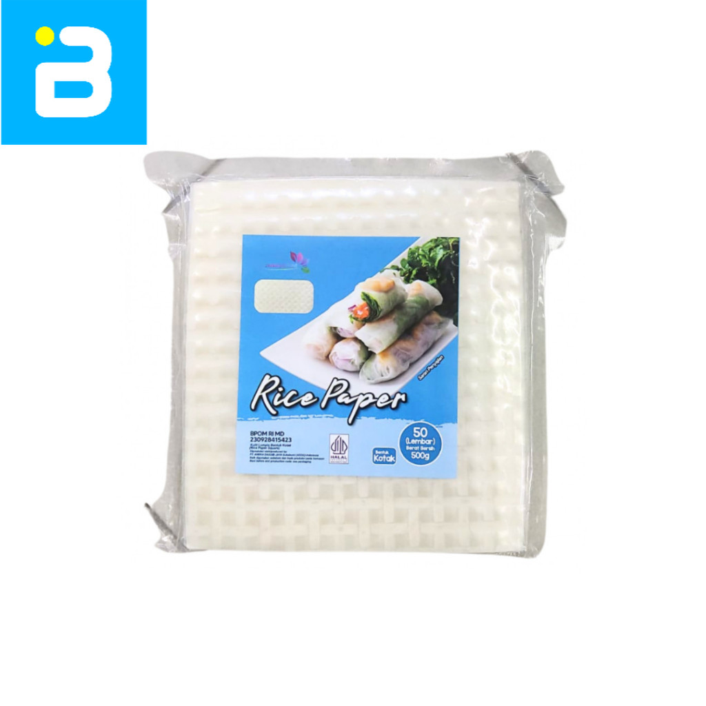 

Rice Paper Kotak 30 Lembar 300G