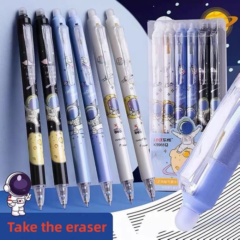 

kawaii Gel pen Erasable Pen Suitable Refills Creative Drawing Tools Gel Pen Sets School Office Stationery 0.5mm Magic Erasable