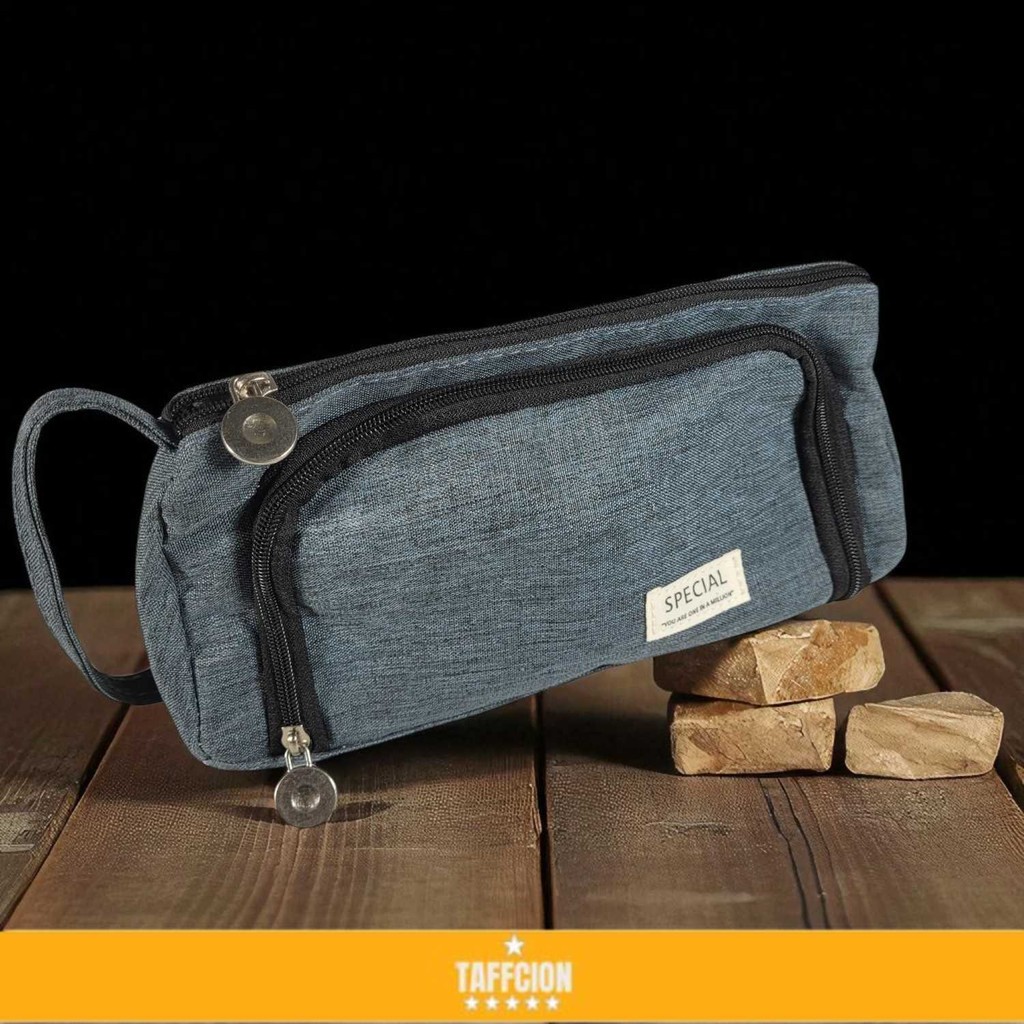 

JOMNGUN Tempat Pensil Multi Layer Pencil Case Pouch Stationery - JM01