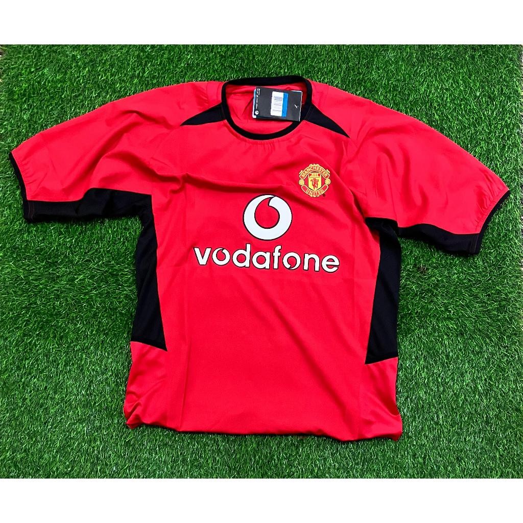 (RETRO) JERSEY RETRO VINTAGE  MEN.U HOME VODAFONE 2002/2003 GRADE AAA CLASSIC