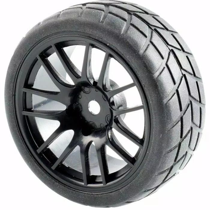 1pcs velg + ban OnRoad RC 1/18 1/16 1/12 1/10 1/8 wltoys HSP HBX FY by Urbanite store