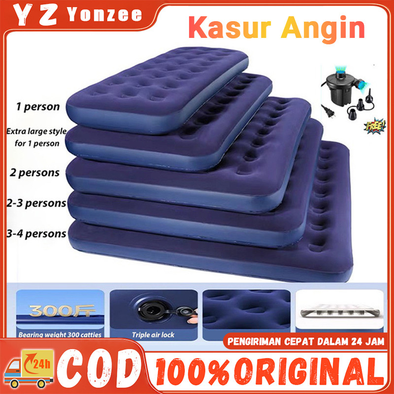 Kasur Angin / Air Bed Double Kasur Angin Bestway + pompa manual Bestway Paket Kasur Angin Double Bir