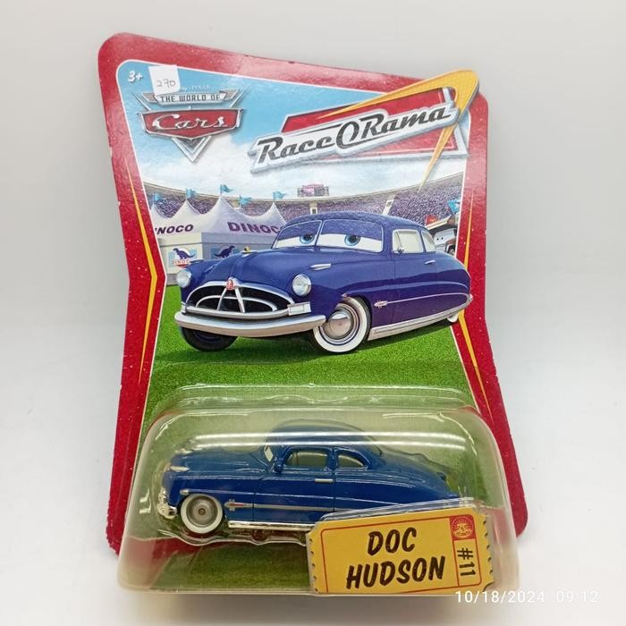 MAINAN... Disney Pixar Cars Race Orama Doc Hudson Mattel Diecast 1:55