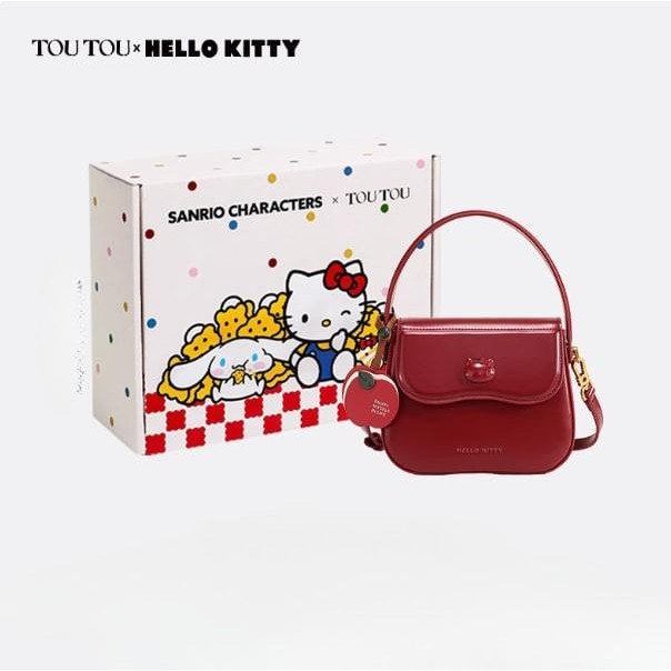 CN9106 HELLO KITTY x TOUTOU Tas Selempang BOX Premium Wanita
