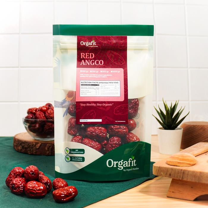 

Angco Merah 100 gram / Kurma Merah / Jujube 100 gram Organic Paradise - Spesifikasi