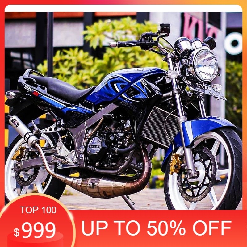 Sticker ninja ss 2011 biru striping ninja ss biru 2011 berkualitas