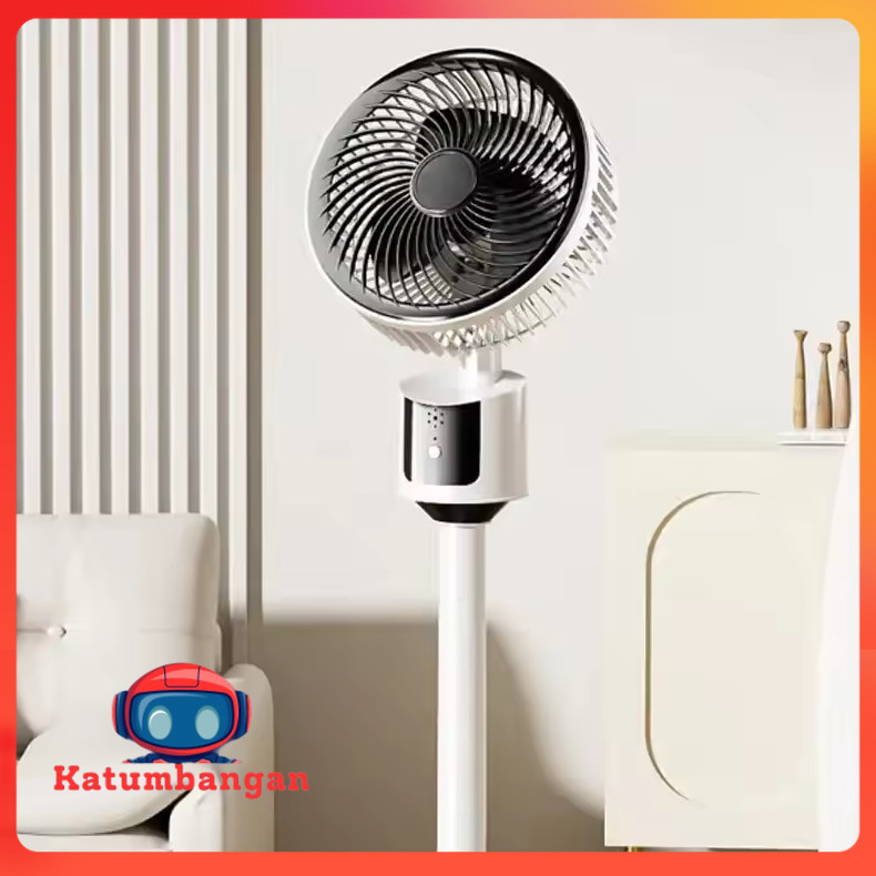 ALIONG Kipas Angin Lantai Floor Fan Multi Angle Swing USB Powered - XT-01