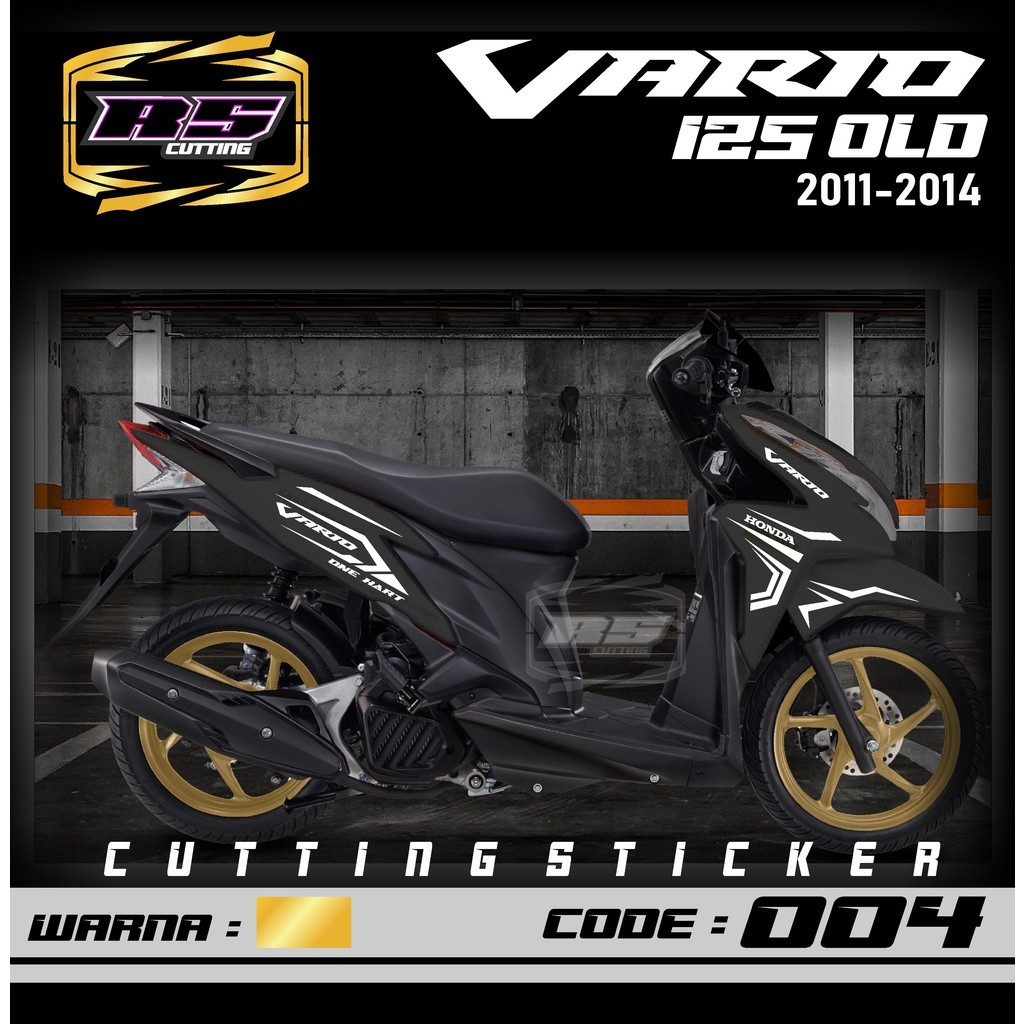 Cutting Sticker Vario 125 Old lama -Aksesoris Motor Stiker Honda Vario 125 Lis Variasi Cutting Stick