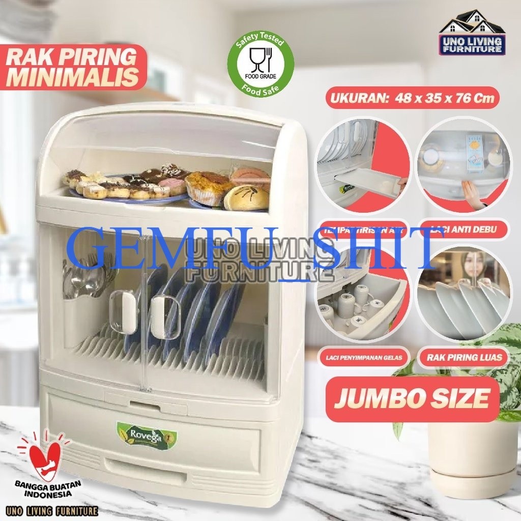 [COD] RAK PIRING PLASTIK ROVEGA PLADYS RAK PIRING PLASTIK MURAH ROVEGA ORIGINAL