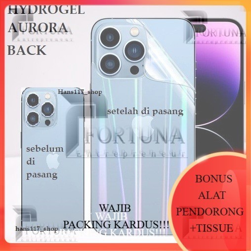 HYDROGEL BACK AURORA ASUS Zenfone 9 10 Indonesia Zenfone 8 8 FLIP 7 Pro 6 5Z 5Q 5  Hidrogel Bening B