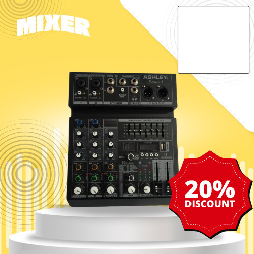 Ashley Premium-4 Audio Mixer Professional