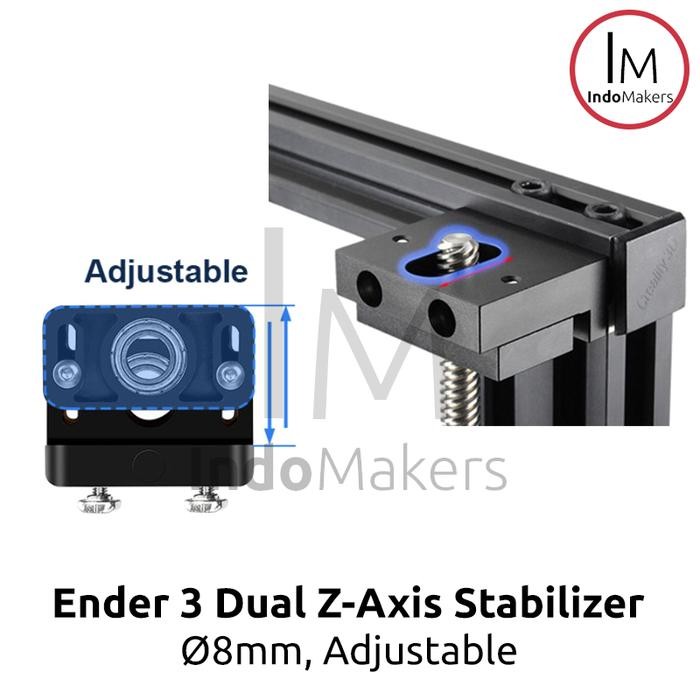 3D Printer Ender 3 Upgrade Dual Z-Axis Leadscrew Stabilizer Adjustable