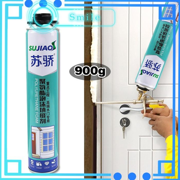 PROMO  900g PU Foam Sealant Spray Anti Bocor Polyurethane Polyurethane Foam Sealent Foam Spray