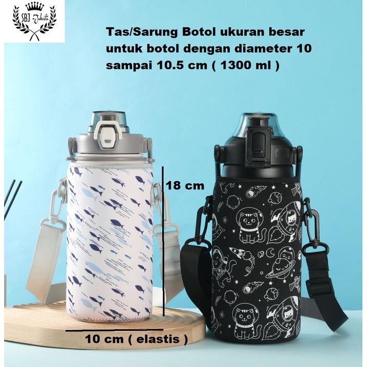 Tas Termos Tumbler Sarung Botol Minum Elastis dengan Tali panjang /  Tas sarung botol minum Termos T